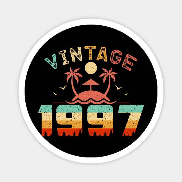 Vintage 1997 Cool Birthday Gift Idea Magnet by QualityDesign